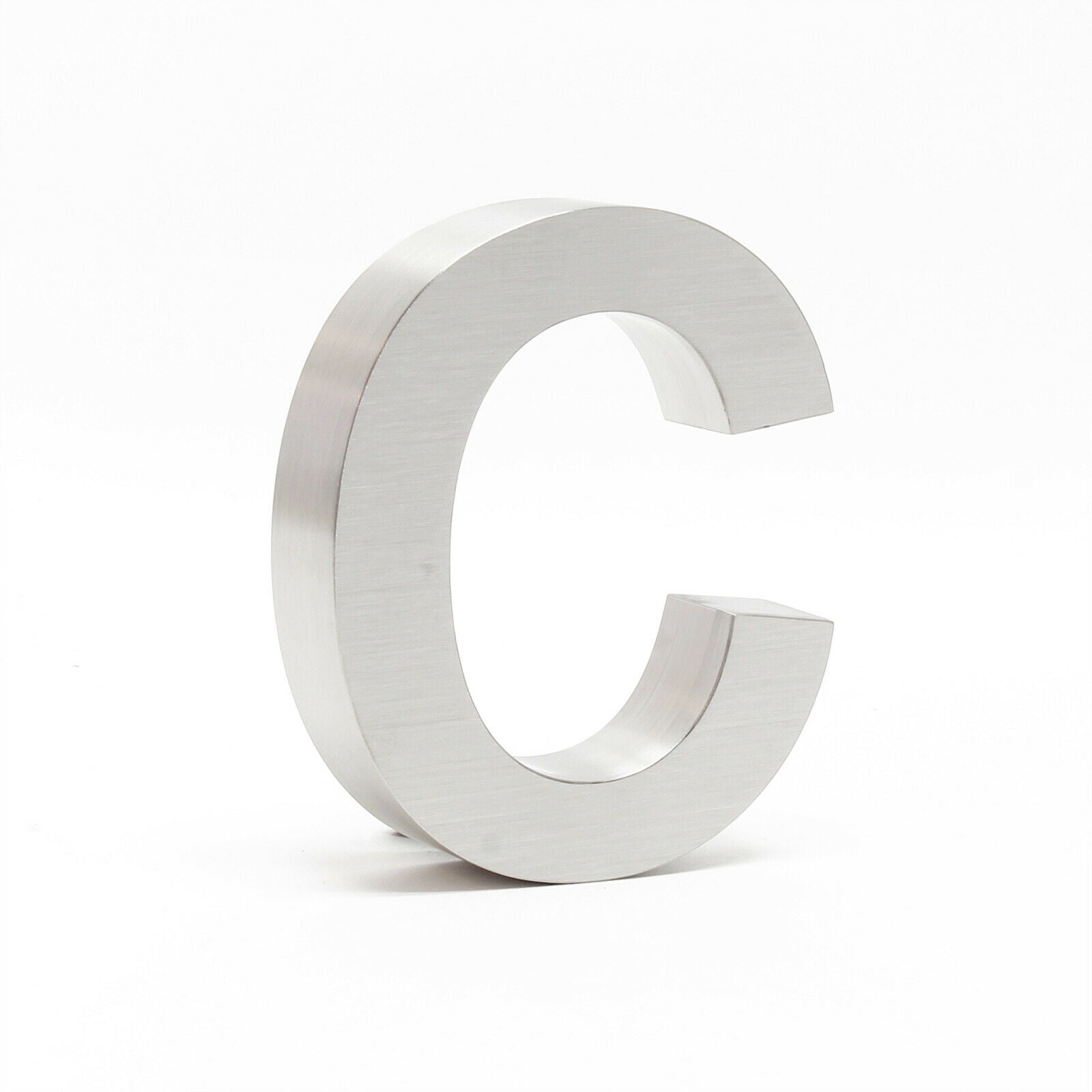 foto del prodotto targa civica c acciaio pregiato 15 cm materiale di montaggio arial 3d 16 0001436