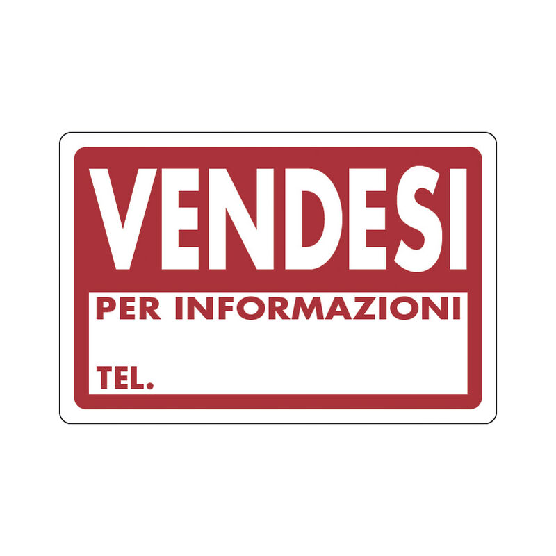 foto del prodotto targa segnal.vendesi