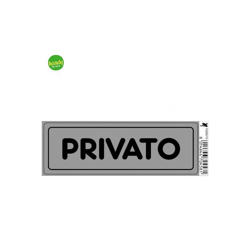 foto del prodotto targhetta adesiva 3m privato 15 x 5 x 0,5 cm