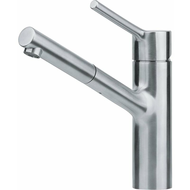 foto del prodotto taros neo miscelatore da lavello fc 6383.501 con bocca di erogazione estraibile, acciaio inox 115.0596.383 franke