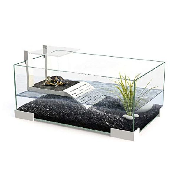 foto del prodotto tartarughiera accessoriata tartarium askoll modello 40 40 x 25,6 x h 16,9 1 ordine scegli lo sconto bzr5 bzr20 200 punti fedelt 