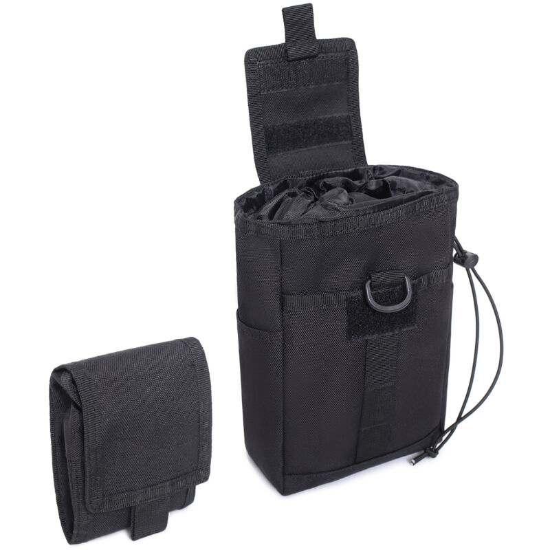 foto del prodotto tasca portaoggetti tattica con coulisse per cintura tattica, gilet, zaino, custodia multiuso pieghevole sollbry