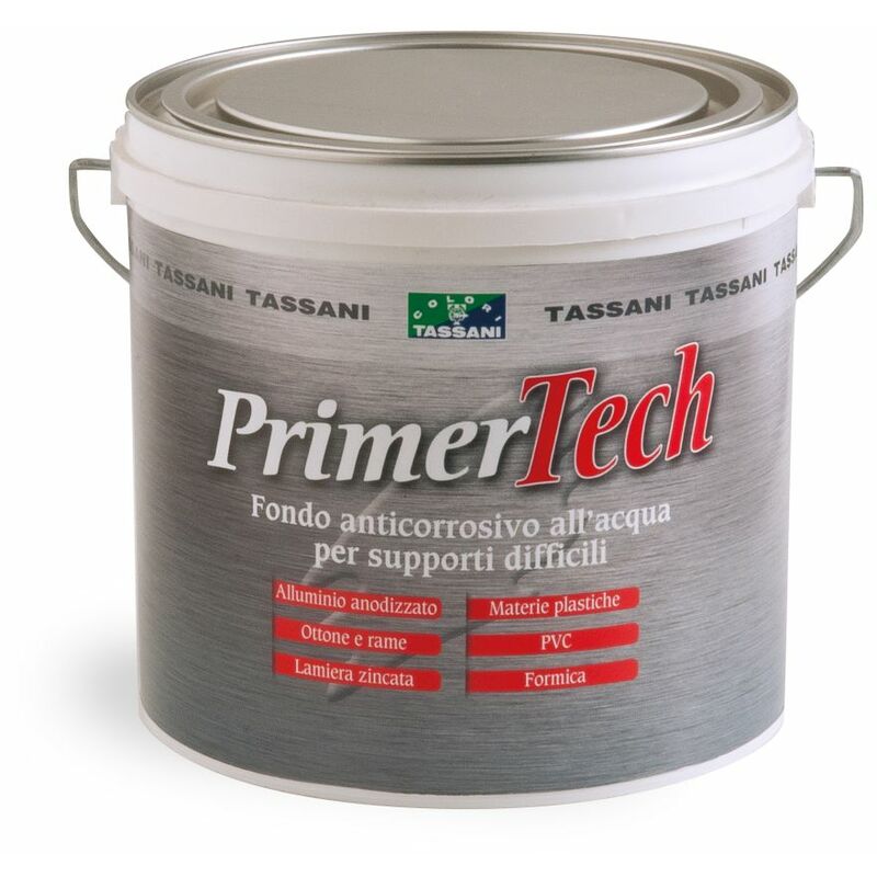 foto del prodotto tassani primer tech all acqua per supporti difficili bianco 500 ml