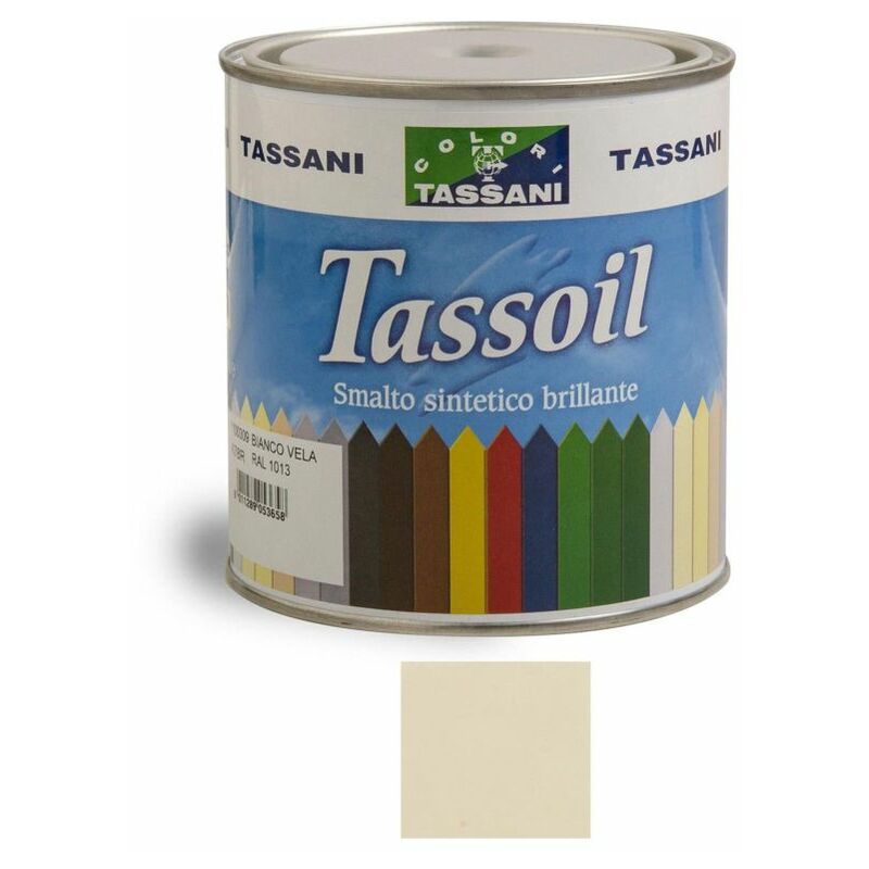 foto del prodotto tassani tassoil smalto sintetico brillante 750 ml avorio