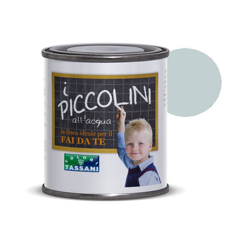 foto del prodotto tassani vernice all acqua i piccolini 125ml grigio brillante