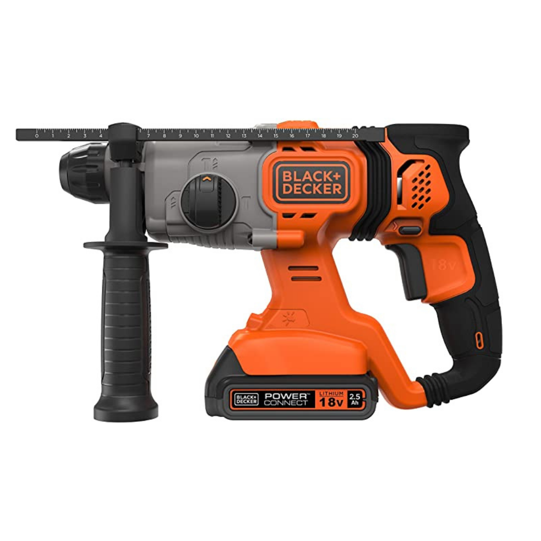 foto del prodotto tassellatore black dacker con 2 batterie