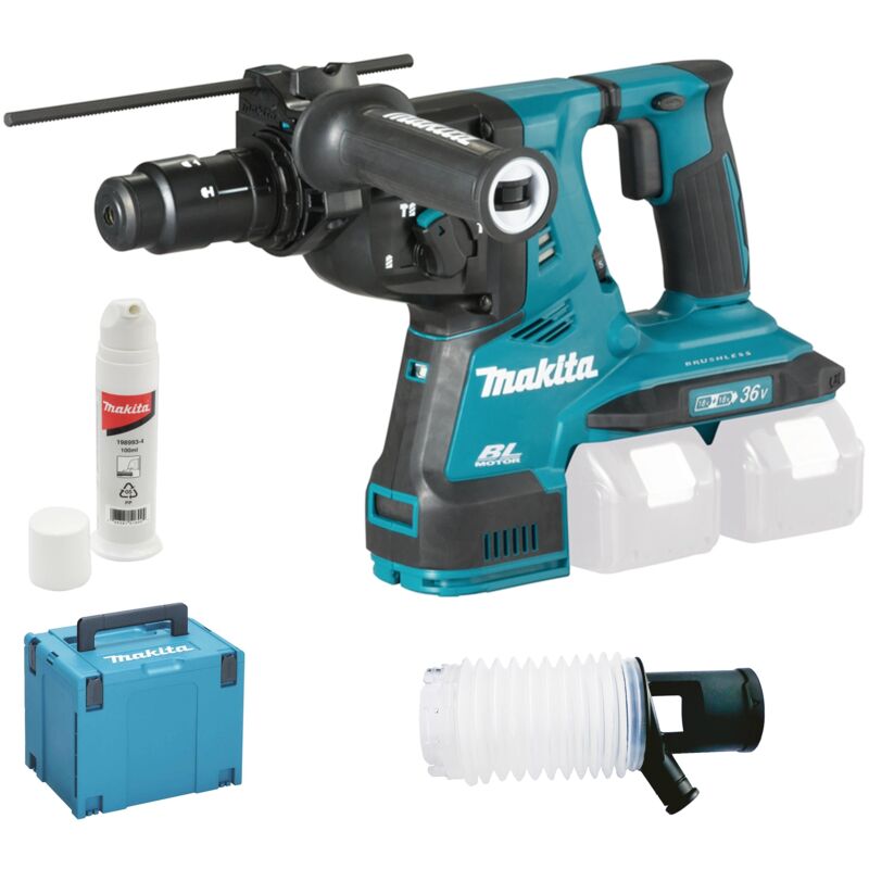 foto del prodotto tassellatore makita dhr281zj 18vx2