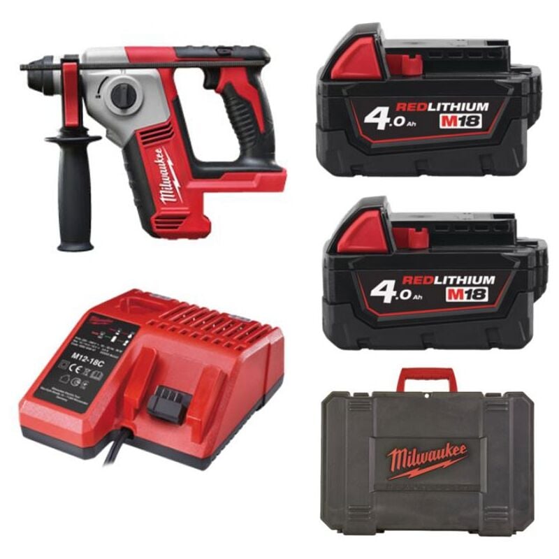 foto del prodotto tassellatore milwaukee compatto m18bh 18v 4ah 4933443330