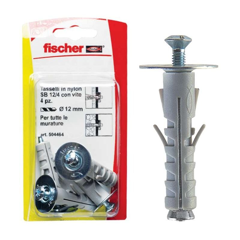 foto del prodotto tasselli a espansione sb 12 2 k con gancio medio 4 pz. fischer