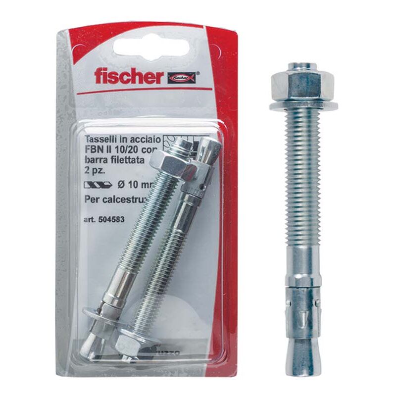 foto del prodotto tasselli acciaio fbn 10 20 k 2 pz. fischer