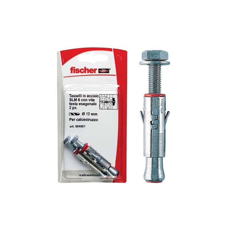 foto del prodotto tasselli acciaio slm 6 te k 2 pz. - fischer