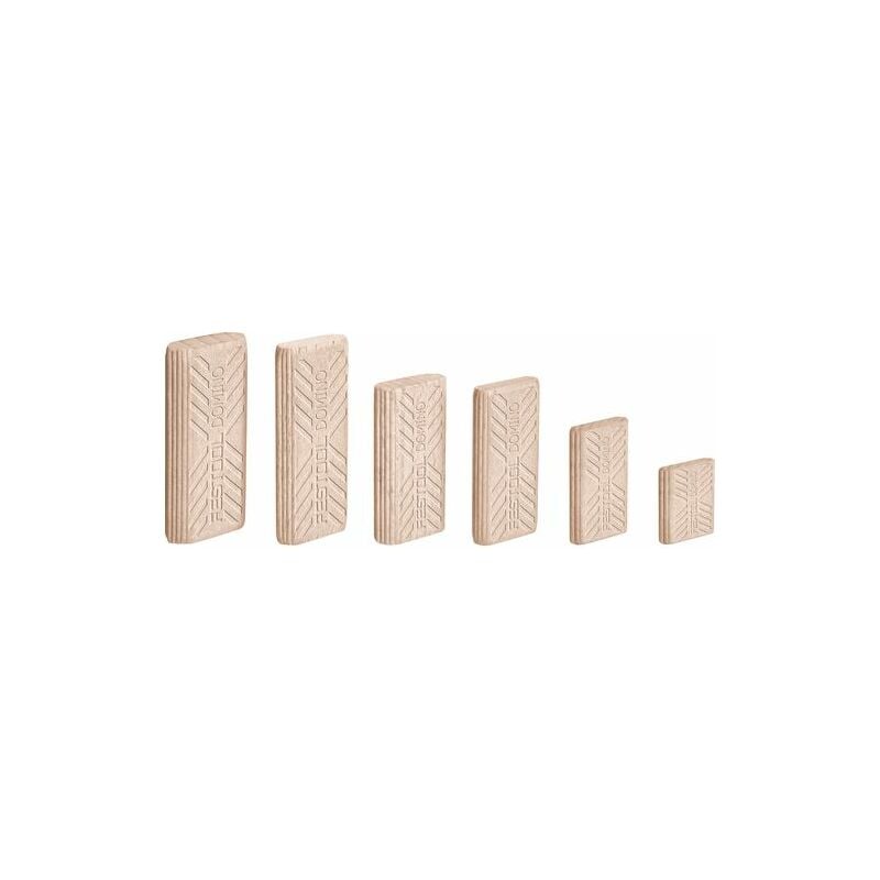 foto del prodotto tasselli domino in faggio per fresatrice df 500 8 x 40 mm 130 pz festool
