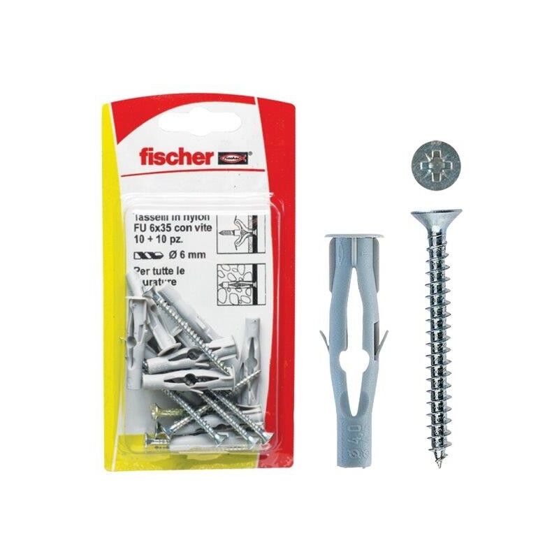 foto del prodotto tasselli fischer fu 6x35vk blister