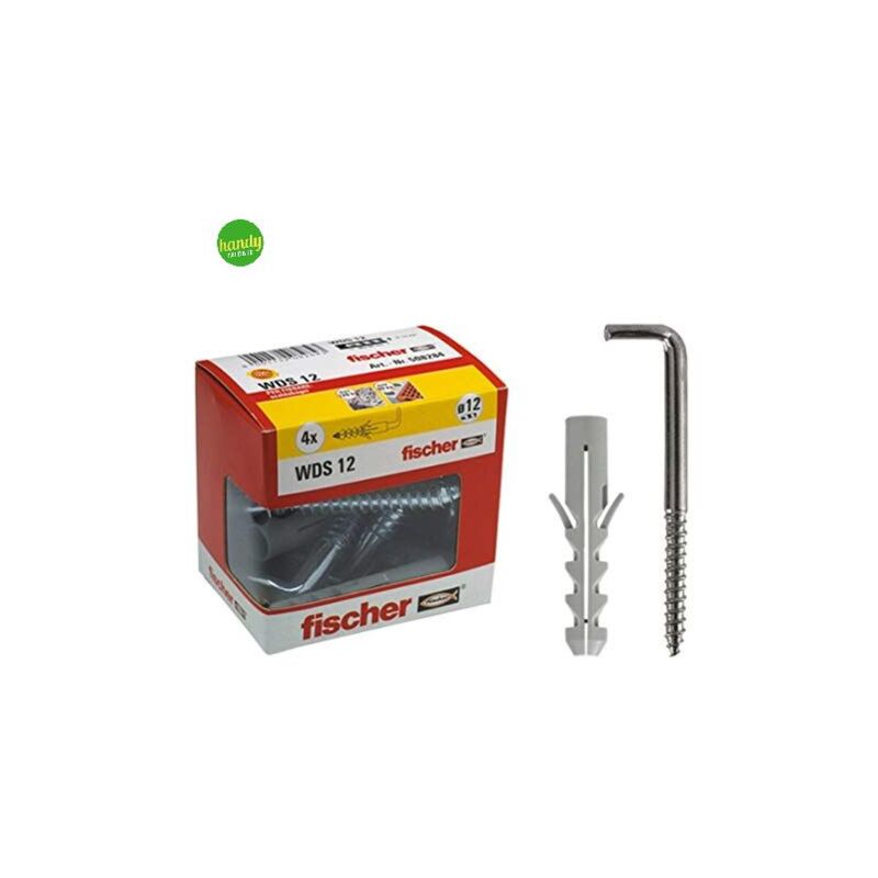 foto del prodotto tasselli ganci cassette scalda acqua fischer wds 10 y 10 mm 4 pz