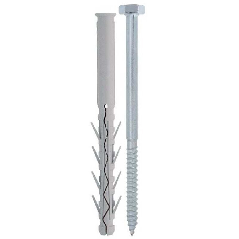 immagine 0 del prodotto tasselli in nylon 8 x 120 mm con viti tup4 friulsider 50 pz