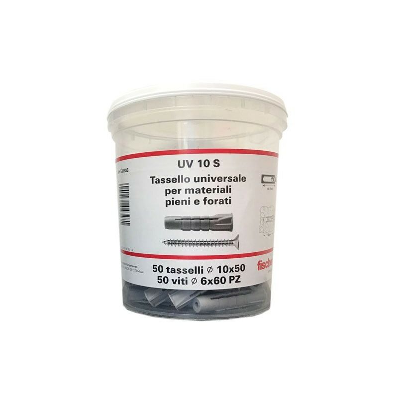 foto del prodotto tasselli in nylon uv 10 s fischer 531388