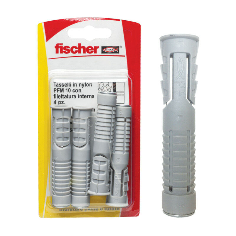 foto del prodotto tasselli per mensola a scomparsa nylon 73mm fischer
