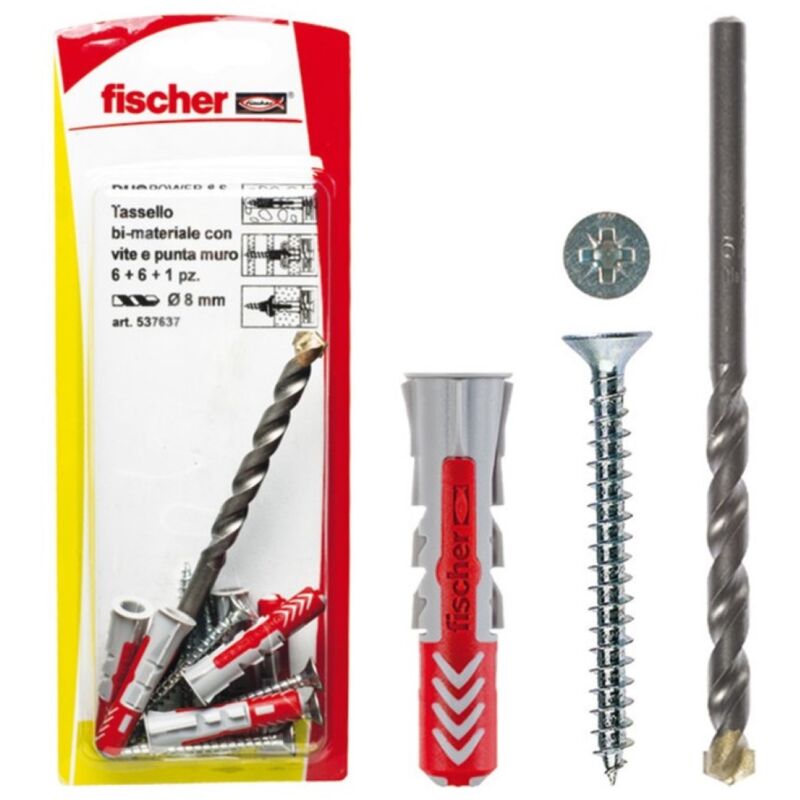 foto del prodotto tasselli univer. duopower w100 8 k fischer