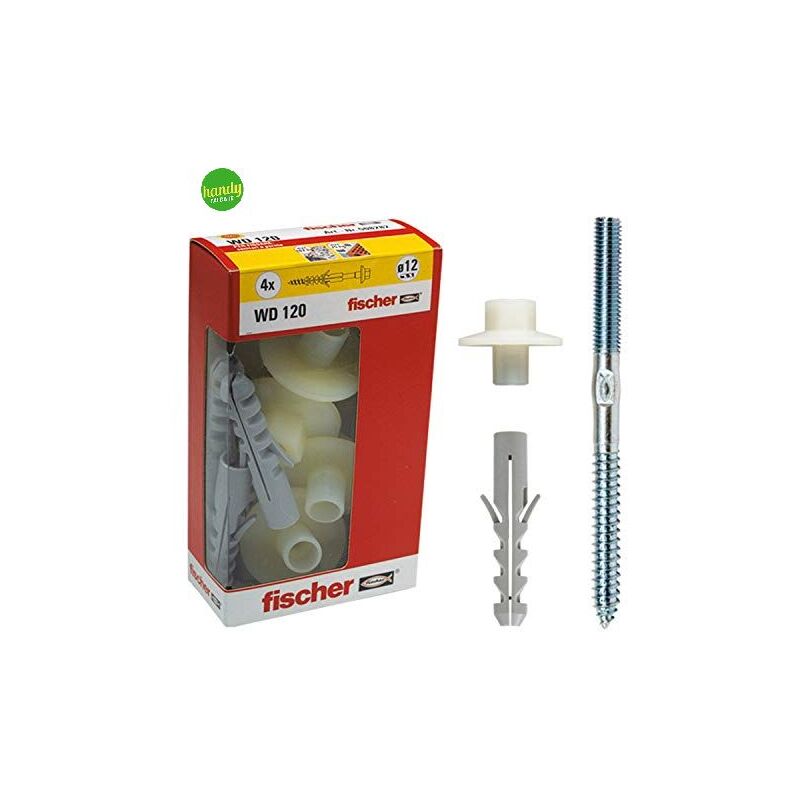 foto del prodotto tasselli viti fischer wd 120 y per lavbi e sanitari sospesi 12 mm 10 pz