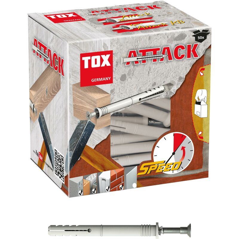 foto del prodotto tassello a chiodo attack kb 6x35mm