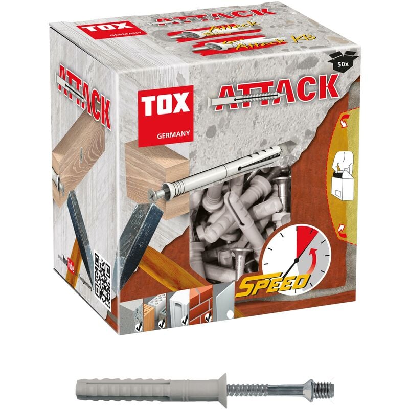 foto del prodotto tassello a chiodo attack plus 6x40mm