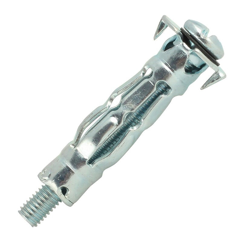 foto del prodotto tassello a parete spyder acciaio zincato m4x40 spessore 9 15 foro da 8 mm 4m mt scell it