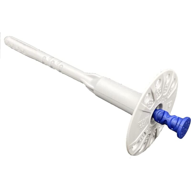 foto del prodotto tassello cappotto a fungo con chiodo in acciaio 135 mm 200 pezzi