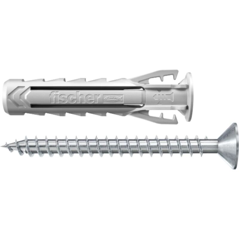 foto del prodotto tassello espandibile con alette e vite sx plus 6x30mm 100 pezzi fischer 00567621