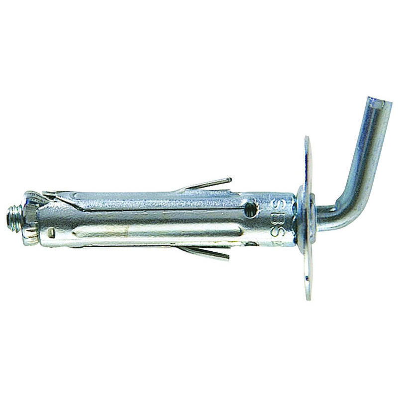 foto del prodotto tassello in acciaio con gancio corto sbs sbs 9 8 mm.9x45 gancio mm.10