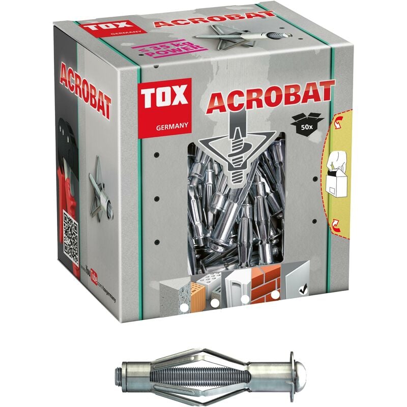 immagine 0 del prodotto tassello in metallo per intercapedini acrobat m5x52mm