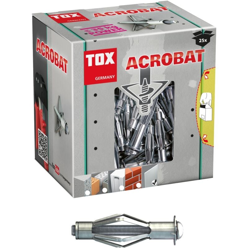 foto del prodotto tassello in metallo per intercapedini acrobat m5x52mm pacchetto piccolo