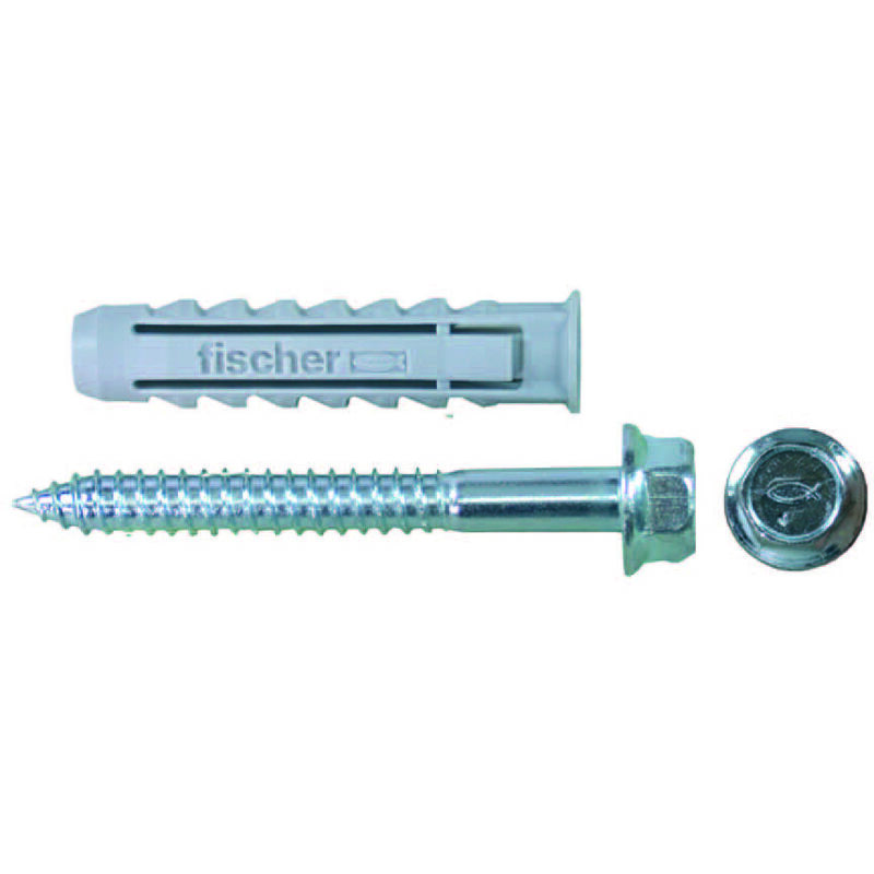 foto del prodotto tassello in nylon con vite mordente sx bm sx10 bm mm.10x50 vite mm.7x65