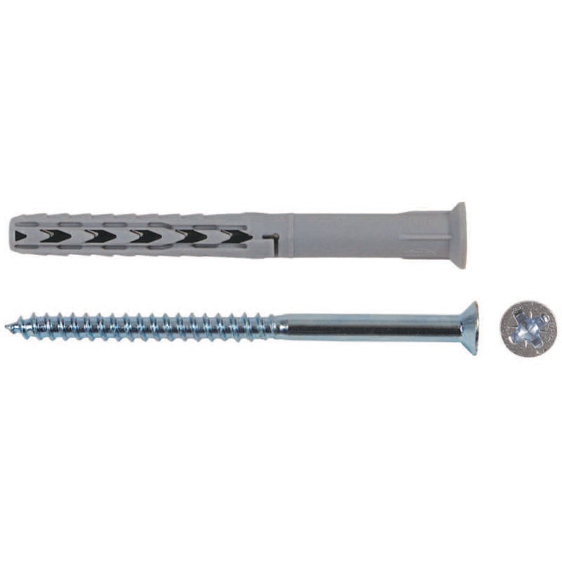 foto del prodotto tassello in nylon prolungato sxr z mm.6x60 vite pozidrive mm.4,5x65