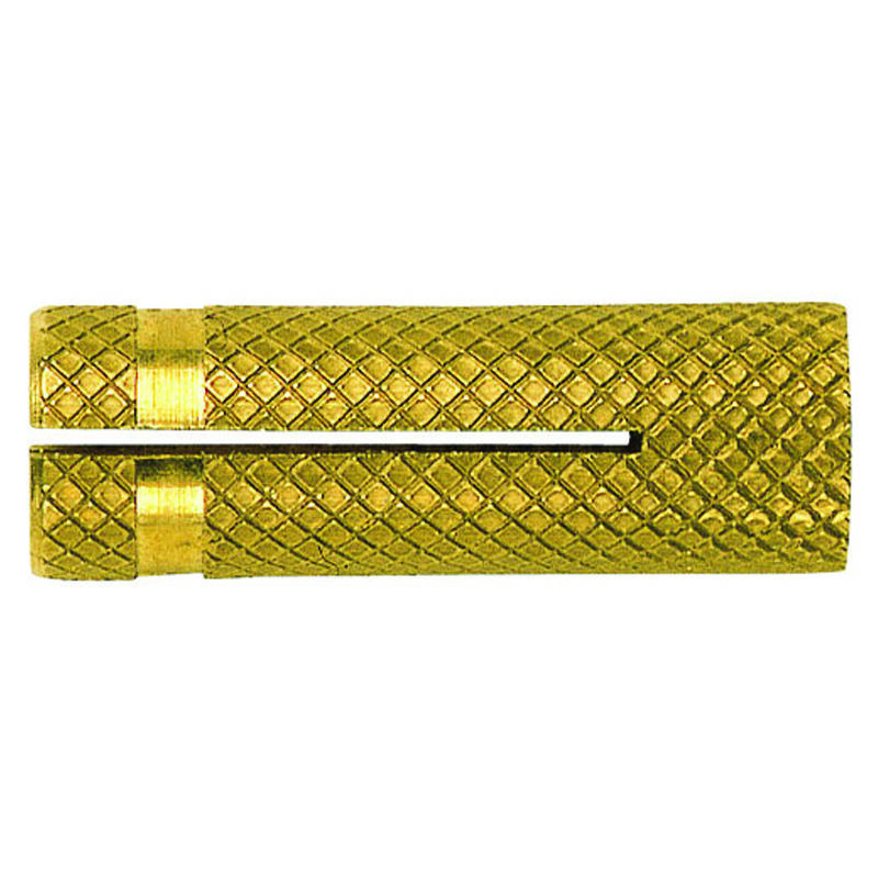foto del prodotto tassello in ottone per viti po m mm.12 ma tassello mm.15x40