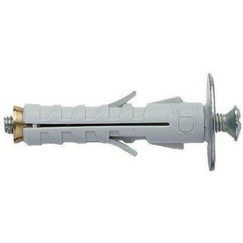 foto del prodotto tassello leggero in plastica con vite ad espansione con boccola ed alette antirotazione 9x40 elematic