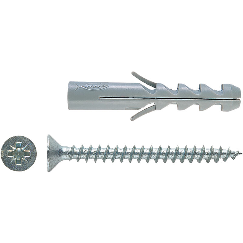 foto del prodotto tassello nylon con vite sv s8v 8 x 40 vite 5x50 mm