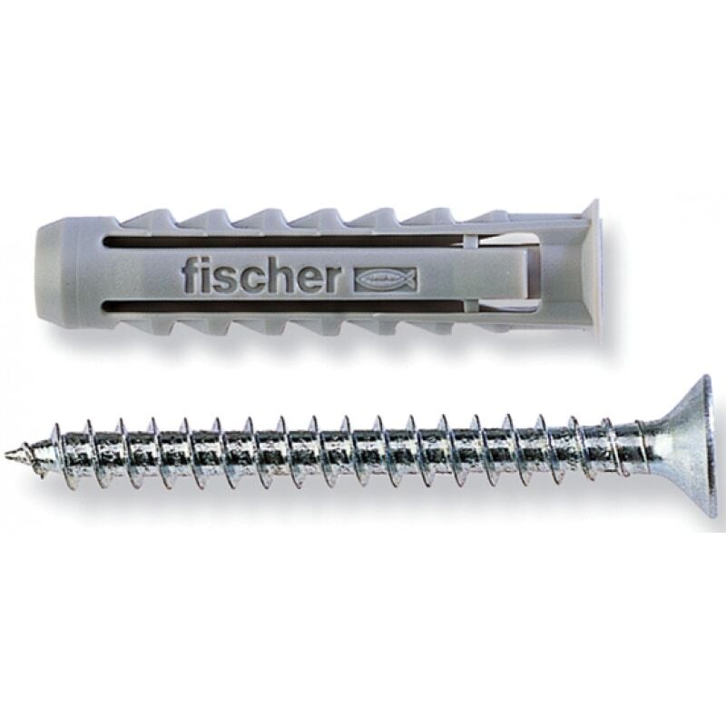 foto del prodotto tassello nylon fischer sx plus 8s 8x40mm c vite