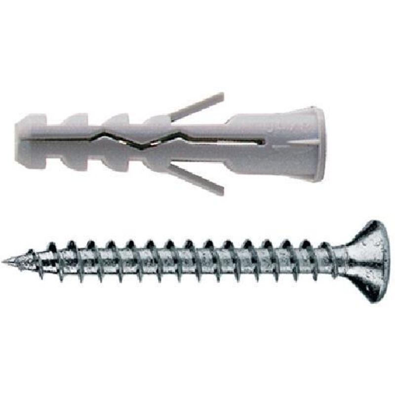 foto del prodotto tassello nylon mcv108 10 c vite e collarino htcb105