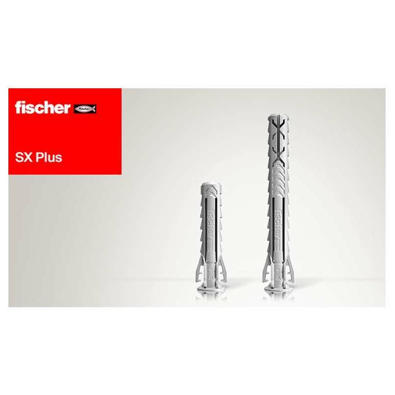 foto del prodotto tassello nylon sx plus 6x30 blister da 15 pz fissaggio sicuro fischer