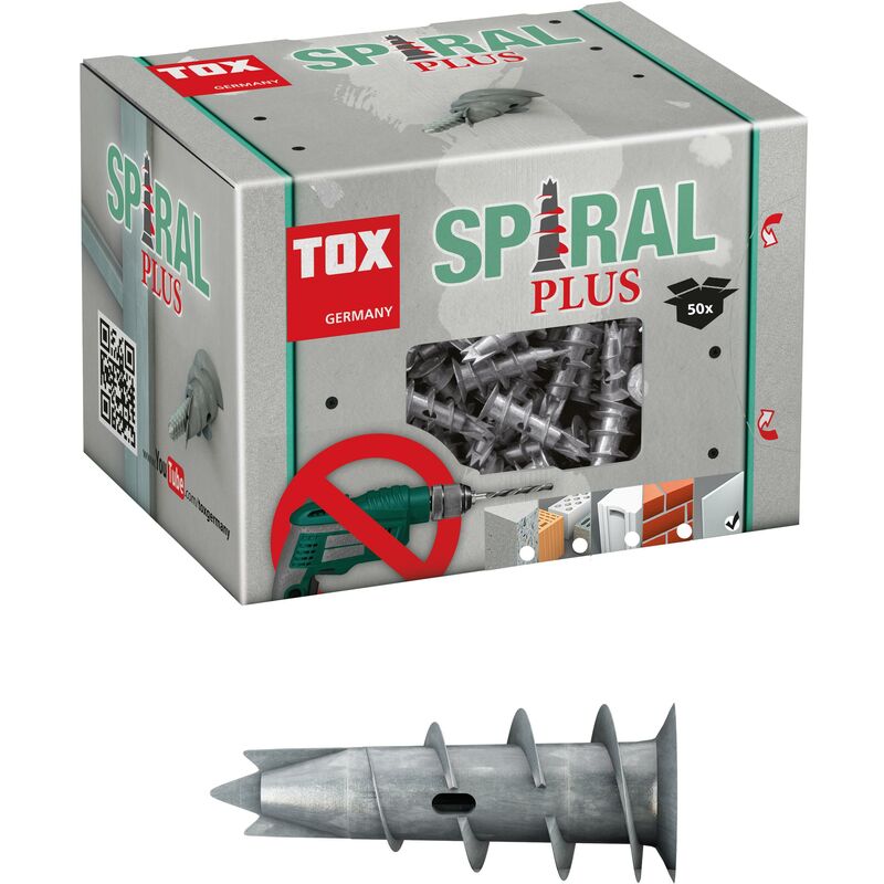 foto del prodotto tassello per cartongesso spiral plus 37