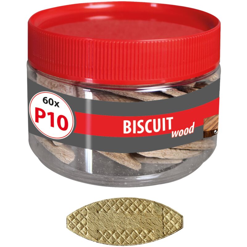 foto del prodotto tassello piatto biscuit wood p10 60stk. 