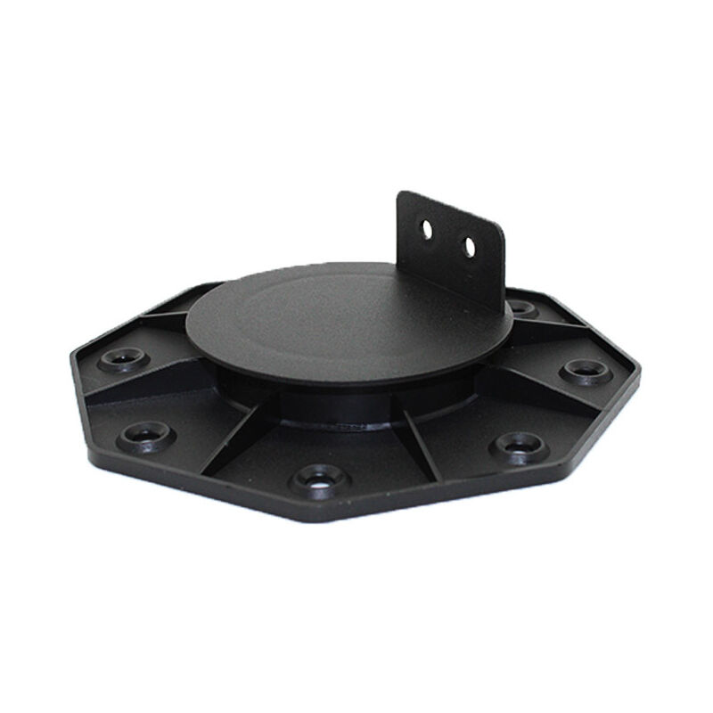foto del prodotto tassello regolabile da 18 a 30 mm per terrazzo in legno e composito colore nero, superficie coperta in m2 0.09