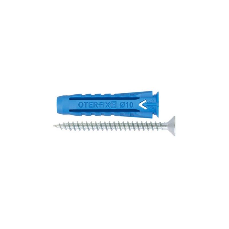 foto del prodotto tassello universale in nylon con vite tps truciolare 6x30 con vite 4,5x40 oter