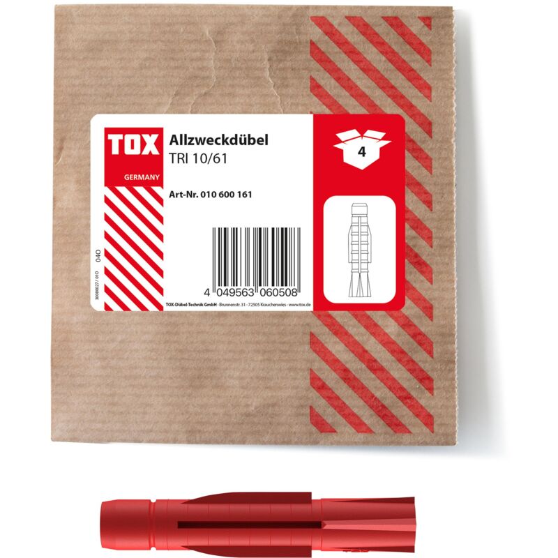 foto del prodotto tassello universale tri 10x61 mm 4 pz. 