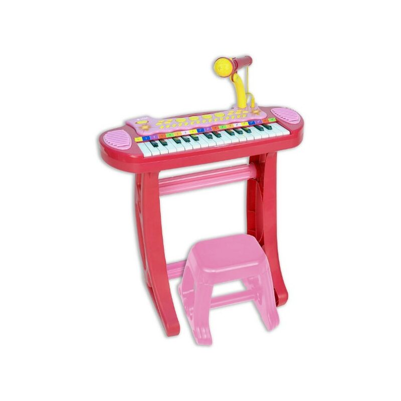 foto del prodotto tastiera 31 tasti digitale igirl con microfono e sgabello 133671 bontempi