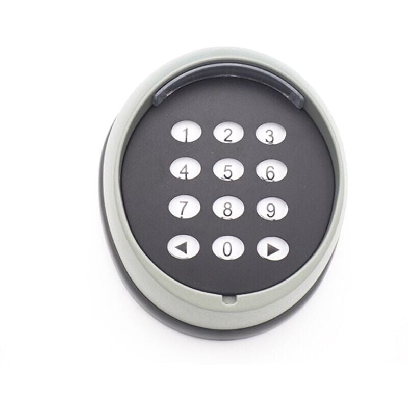 foto del prodotto tastiera apricancello in metallo, tastiera rolling code 433 mhz, tastiera di controllo accessi per porta garage di alta qualit , nera