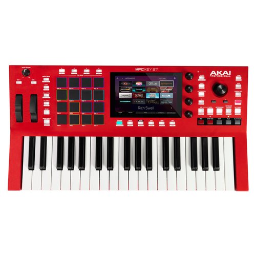 foto del prodotto tastiera controller disc jockey akai mpc key 37