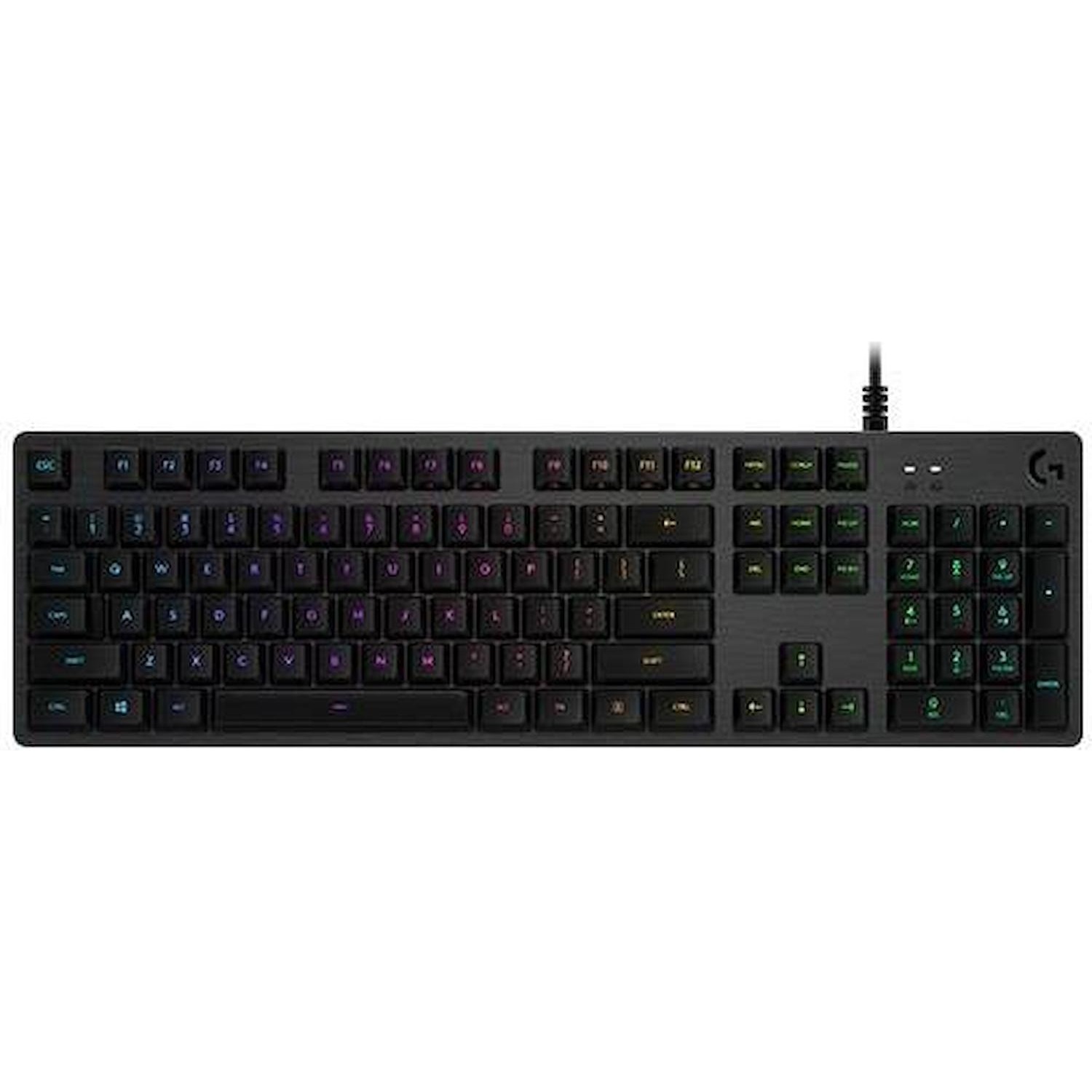 foto del prodotto tastiera gaming logitech g512 carbon lightsybc rgb