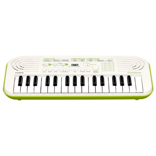 foto del prodotto tastiera musicale casio casiotone sa 50 bianco e verde - sa-50