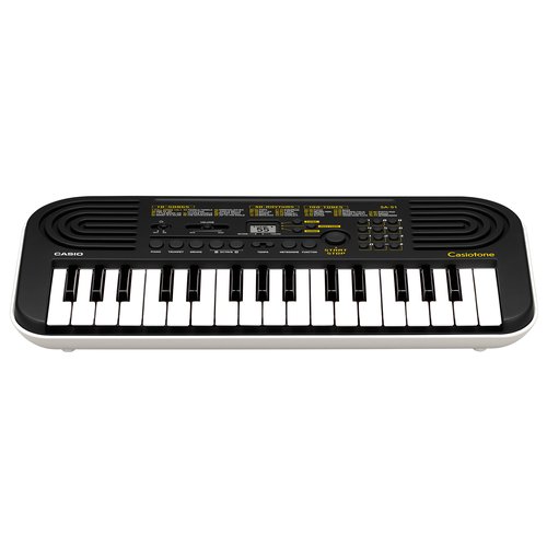 foto del prodotto tastiera musicale casio casiotone sa 51 nero e bianco